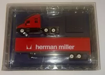 Winross 164-3 1:64 Die-Cast Red Herman Miller Tractor Trailer • $59.49