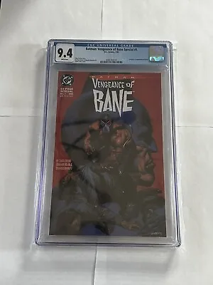 Batman:Vengeance Of Bane #1 CGC 9.4 WHITE PAGES- 1st Bane 📈1993 1st PRINT • $114.99