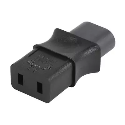 IEC 320 C8 Male Plug To C9 2 Pin Female Connector Adapter • £6.07