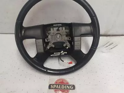 8L34 3F563 GA3JA6 Black Leather Steering Wheel From 2008 Ford F150 10513054 • $84.69