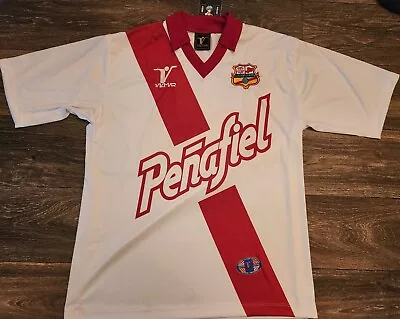 NWOT Vicmar Atletico Morelia 1993  Home Jersey White/Red Re-Issue Size Large • $75