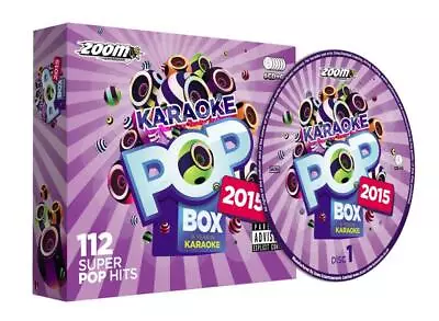 Various - Zoom Karaoke Pop Box 2015 CD (N/A) Audio Quality Guaranteed • £18.86