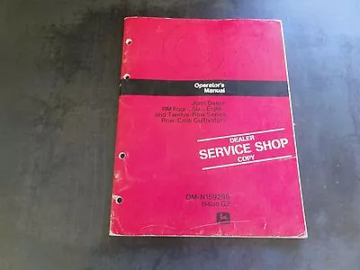 John Deere RM Four-Six-Eight-& Twelve-Row Series Row Cultivator Manual  G2 • $8