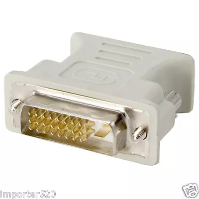 DVI-D Digital Dual Link Male 24+1 To VGA Female Adapter FastShip From USA • $4.49