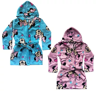 Disney Minnie Mouse Dressing Gown Bathrobe • £17.99