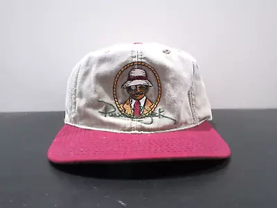 VINTAGE Panama Jack Hat Cap Snap Back Brown Red Logo Adjustable Mens 90s • $23.10