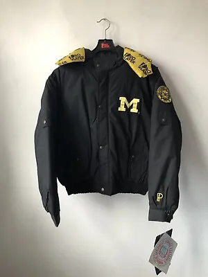 Vintage Michigan Wolverines Pro Player Jacket Coat Mens Size XL NWT 90s Fab Five • $150