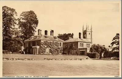 8 Lovely Postcards - Marlborough College & Area - Marlborough - Wiltshire C.1956 • £1.79