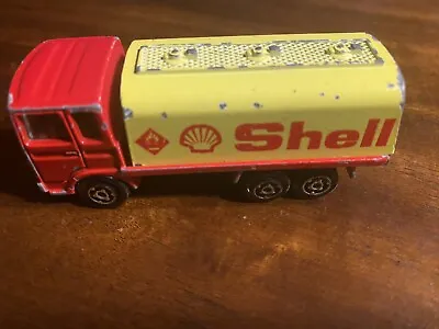 Vintage Majorette Shell Tanker Truck 1/64 Scale Original Owner Red Yellow • $9.99