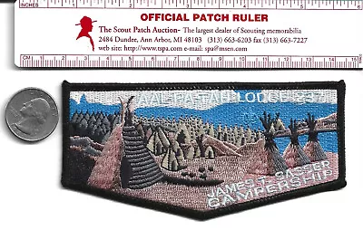 OA Lodge 237 Aal-Pa-Tah James T. Sasser Campership Black Border Flap • $2.99