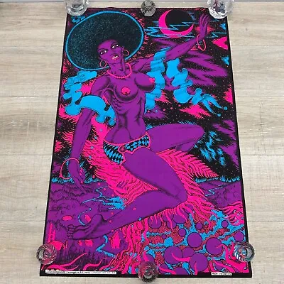 Vintage 1973 Moon Princess Blacklight Poster One Stop Posters Nos P8 • $99