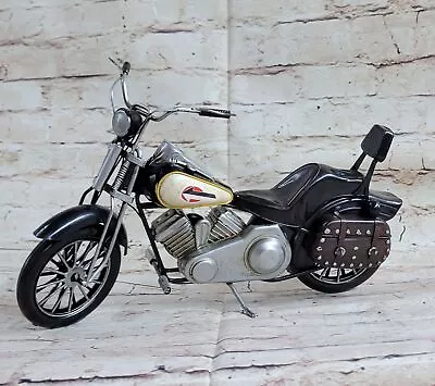 Detailed Handcrafted Indian Motorcycle 1:10 Scale Model Sculpture Home Decor LRG • $152.45