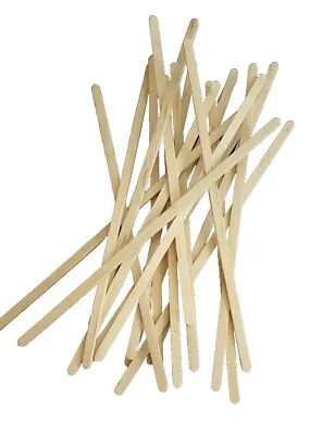 WOODEN COFFEE/TEA STIRRERS 7  LONG Qty 20pk NOVELTY CHRISTMAS BUFFETS OFFICE  • £4.98