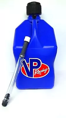 VP Racing Fuels Blue 5-Gallon Fuel Jug & FREE Filler Hose - VPF 3532 • $49.99