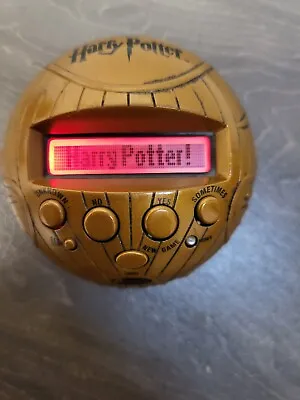 Harry Potter Golden Snitch Game 20Q Electronic  Questions Mattel 2007 Warner Bro • £18