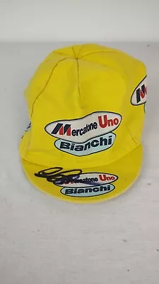 SMS Santini Mercatone Hat Cycling Elastic Man Hat Cap Vintage • $23.80