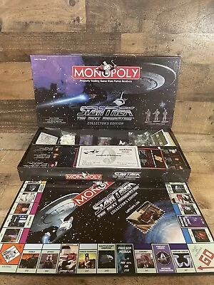 USAOpoly Monopoly  Star Trek The Next Generation Collector's Box COA Sealed Bags • $31.99