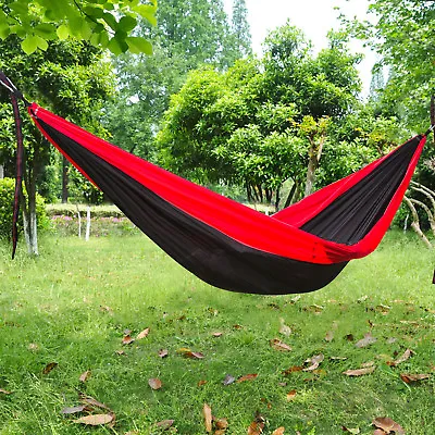 Outdoor Portable Camping Hammock Backpacking Hiking Lightweight Sleeping Bag • £12.99