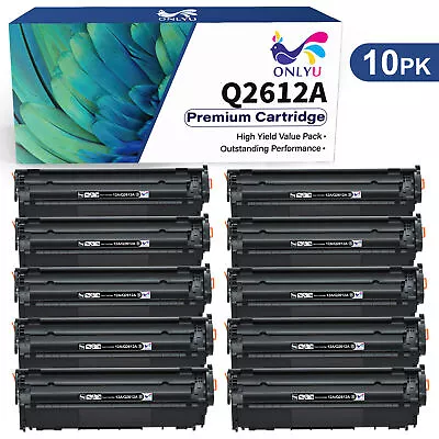 Q2612A 12A Black Toner Fit For HP LaserJet 1015 1020 1022n 3050 3055 Printer Lot • $17.44