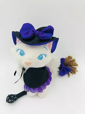 Disney Halloween Aristocats Marie White Cat Witch Costume Broomstick 7  Height • $14.99