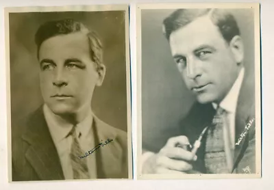 2 MILTON SILLS Silent Movie Star Orig 1920s 5x7 Fan Photos Signed • $12.95