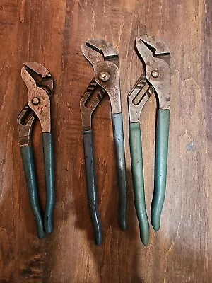 Vintage S-k Tongue And Groove 10  Joint Pliers And 2  440 Channelock 12  • $30