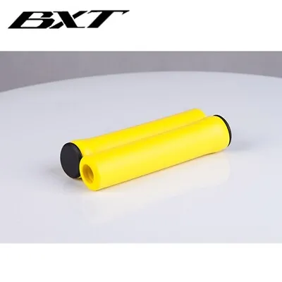 MTB Soft Foam Silicone Handle Bar Grip Mountain Bike Handlebar Grip 1Pair Yellow • $0.40