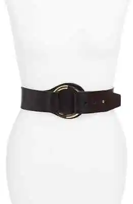 MICHAEL Michael Kors 273161 Women's Equestrian Stretch Back Belt Size S/M Black • $55.25