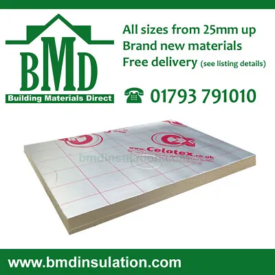 Recticel Kingspan Ecotherm Celotex Insulation Boards 2400x1200 X 40mm 20 Sheets  • £474
