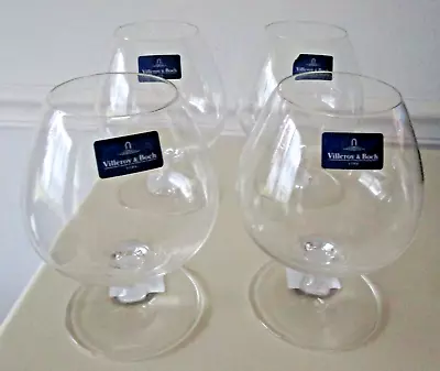 4 New Villeroy & Boch  Allegorie Pattern  Brandy/cognac/tea Glasses~nib • $28