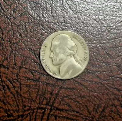 1943 P Jefferson Silver War Nickel #FZZ • $1.25