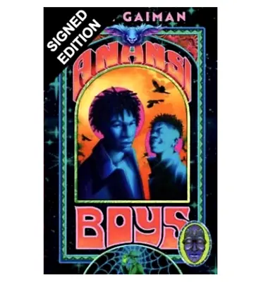 SIGNED Neil Gaiman Book Anansi Boys First Edition & COA Author Autograph • £34.99