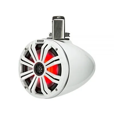 £749.50 • Buy KICKER Marine Audio Boat Wakeboarding LED Tower Speakers Pair  8 Inch White