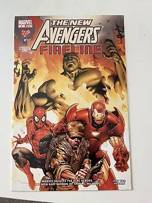 The New Avengers: Fireline Issue #6 Comic. Aafes Giveaway. Military. Marvel 2008 • $2