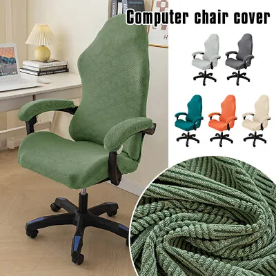 Elastic Esports Chair Cover Gaming Office Swivel Chair Protector Seat Cover • $28.99