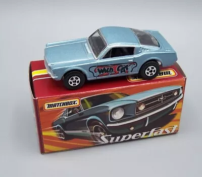 “matchbox  *sf-8 Wildcat Dragster** Blue '65 Mustang Gt Cci Tribute Car Mib • $19.95