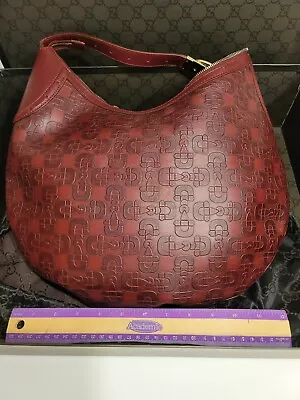 Gucci Soho Hand Bag Bordeaux Horsebit Embossed • $690