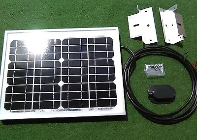 10w 10 Watt Solar Panel + Bracket Kit Suit Camper Van Motorhome VW Camper Shed • £39.99