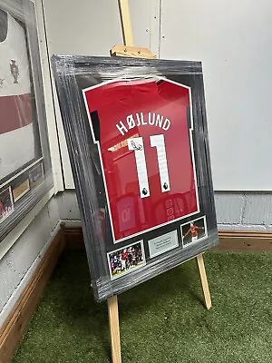 Hand Signed Rasmus Hojlund Framed Manchester United With COA • $84.62