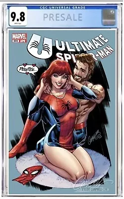 Ultimate Spider-Man #4 CGC 9.8 PRESALE J Scott Campbell Exclusive Variant • $349.99