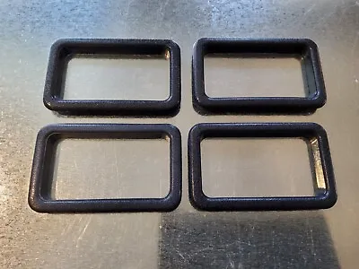 Volvo 240 Blue Interior Door Handle Trim Bezel Set Of 4 Later Style/more Round • $24.95