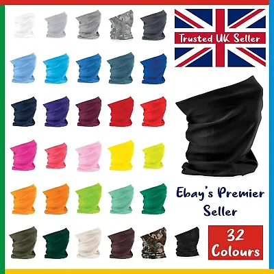 £2.25 • Buy Beechfield 3 In 1 Face Cover Morf * Original Snood Scarf Neck * Breathable Mask