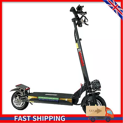 EMANBA Electric Scooter Rear Motor 800W 48V 16AH 10inch Off Road Tires Foldable • £550.04