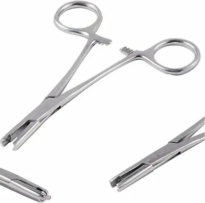 Micro Dermal Anchor Tube Insertion Hemostat Forceps 3mm Body Piercing Tool • $8.70