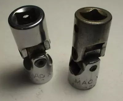 Mac 2pc XU166 XU166R  3/8  Dr 6pt SAE 1/2  Universal Swivel Sockets USA • $15.88