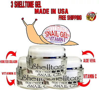 3 SHELLTONECELLTONE CELTONE BABA DE CARACOL SNAIL GELcolageinaacneceltone • $25.99