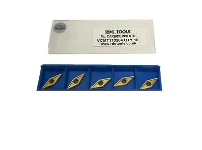 Rdgtools Vcmt 11 02 04 (box Of 5 Pcs) Carbide Tips / Inserts / Turning Tools • £19