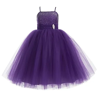 Wedding Tulle Tutu Flower Girl Dresses Pageant Dresses Ball Gowns Toddler Dress • $22.99