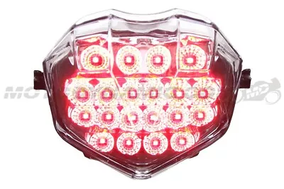 SEQUENTIAL INTEGRATED LED Tail Light CLEAR For 2024+ Triumph Street Triple R 765 • $129.95