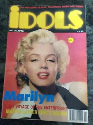 Idols Magazine Marilyn Monroe Last Voyage Enterprise Brenda Lee Elvis Presley • $20